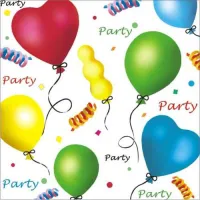 Obrúsky PAW L 33x33cm Party