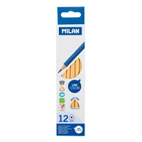 Pastelky MILAN Ergo Grip trojhranné 12 ks, výber z 12 farieb