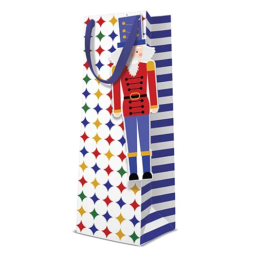 Darčeková taška PAW Nutcracker, fľaša 12x10x37 cm