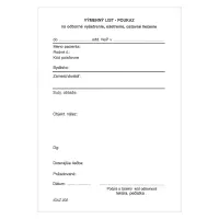 Výmenný list - poukaz A6, 100 listov (202)