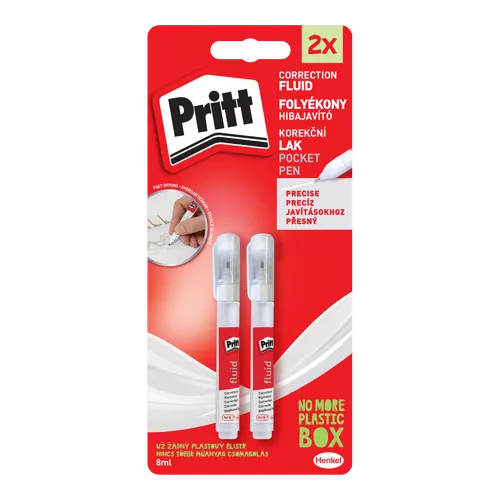 Pritt – Pocket Pen korekčné pero, 2 x 8 ml