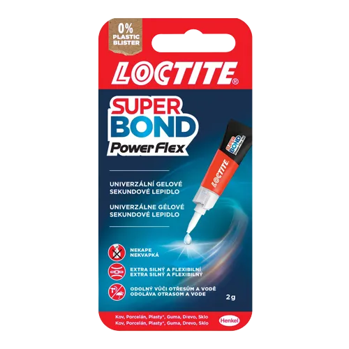 Loctite - sekundové lepidlo Super Bond gél, 2 g