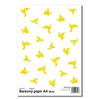 Farebný papier Color A4-80g - žltá