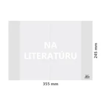 Obal na Literatúru PVC 355x245 mm, hrubý/transparentný, 1 ks (1)