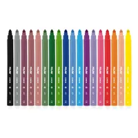 Fixy MILAN guľaté 0,5 mm MAXI - sada 18 ks (1)