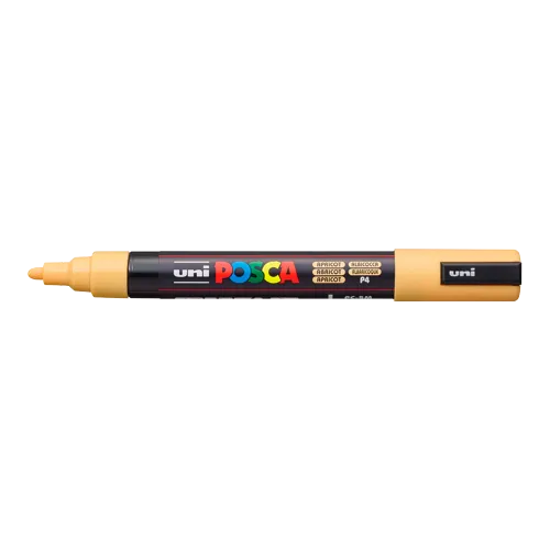 POSCA PC-5M univerzálny akrylový popisovač, 2,5mm, marhuľová