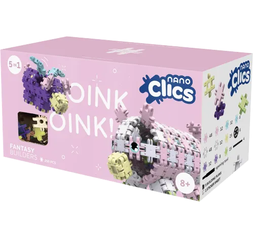 Ekologická stavebnica Nano Clics Fantázia 250 ks