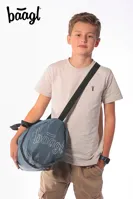 BAAGL Skladacia športová taška Hoop Dust Blue GRS (4)