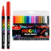 Akrylový popisovač M&G MOCALO Acrylic Marker, hrot 1 mm (sada 16 farieb) Akrylový popisovač M&G MOCALO Acrylic Marker, hrot 1 mm (sada 16 farieb)
