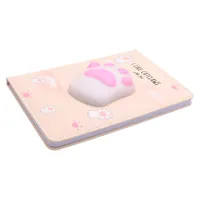 Detský zápisník A5, 80 listov, mäkká PU obálka - Cat Paw (1)