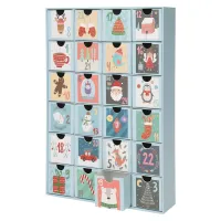 Adventný kalendár s 24 zásuvkami