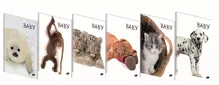Zošit A5 –  Mláďatá, 80 g, 40 listov, linajka, mix 6 motívov