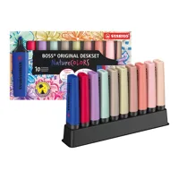 Zvýrazňovač STABILO BOSS ORIGINAL NatureCOLORS Wildflower (sada 10 ks)