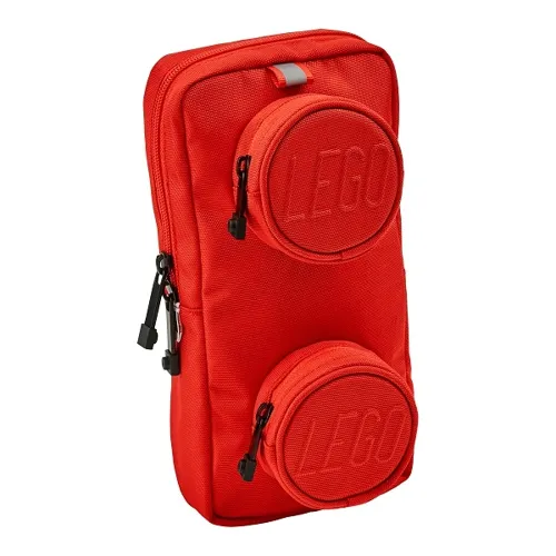 LEGO Signature Brick 1x2 Sling Bag - s jedným popruhom, červený