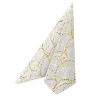 Obrúsky PAW AIRLAID 40x40 cm - Reverse Festive garland