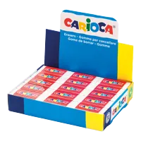 Carioca obdĺžniková guma, biela