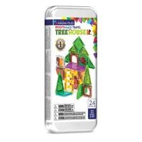 MAGNA-TILES - Magnetická stavebnica microMAGS Treehouse Travel Set 24 dielov