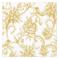 Obrúsky PAW L 33x33cm Baroque Flowers gold