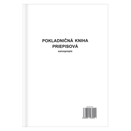 Pokladničná kniha priepisová A4, samoprepis (940)