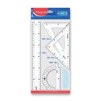 Rysovacia sada pravítiek, Maped Start - 4-dielna súprava Rysovacia sada pravítiek, Maped Start - 4-dielna súprava