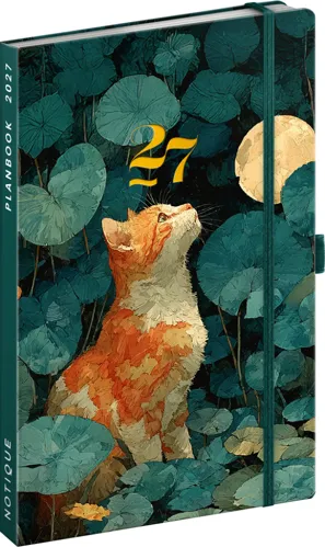 NOTIQUE Planbook diár/notes 2027, 13 x 21 cm, výber z motívov