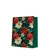 Darčeková taška veľká - Poinsettia on black 26,5x13x33,5 cm