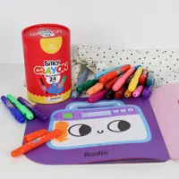 Tookyland Jemné voskovky Umývateľné 24 ks (6)