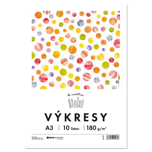 Výkres 180g biely, výber z variant A3 / A4