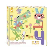 Janod Atelier Maxi Kreatívna sada My arts&amp;crafts Strihanie a nalepovanie od 4 rokov
