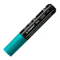 Akrylový popisovač STABILO FREE Acrylic T800C Klinový hrot 4-10 mm - modro zelený Akrylový popisovač STABILO FREE Acrylic T800C Klinový hrot 4-10 mm - modro zelený