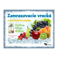 Zamrazovacie vrecká 25x35cm, 40ks