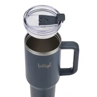 BAAGL B-Cup Antracit, ( maxi termohrnček so slamkou ), 1180 ml (3)