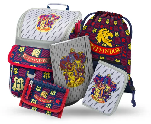 BAAGL SADA 5 Zippy Harry Potter Chrabromil: aktovka, peračník, vrecko, dosky, peňaženka