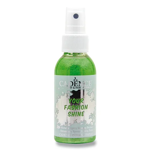 Perleťový sprej CADENCEna tmavý textil,zelená100ml