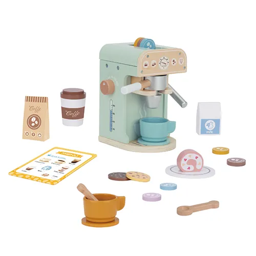 Tooky Toy Kávovar s príslušenstvom Pastel