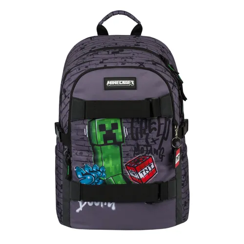 BAAGL Školský batoh Skate Minecraft TNT